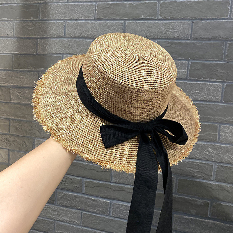 Elegant Lace Woven Straw Hat