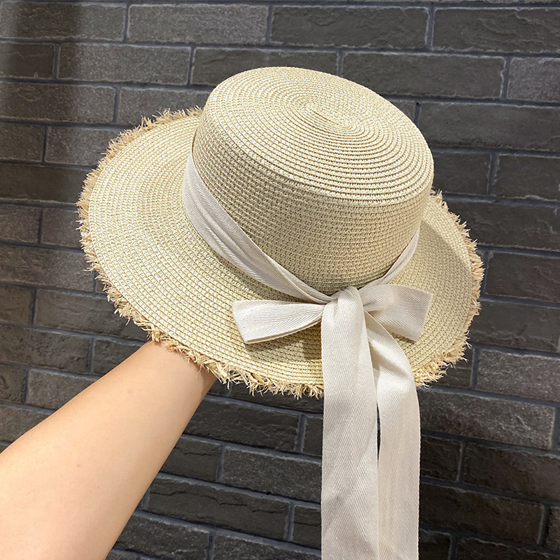 Elegant Lace Woven Straw Hat