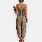 Rhiannon – Boho Embroidered Relaxed Jumpsuit