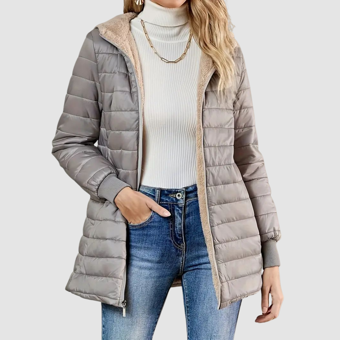 Eilidh – Fleece-Lined Quilted Winter Coat