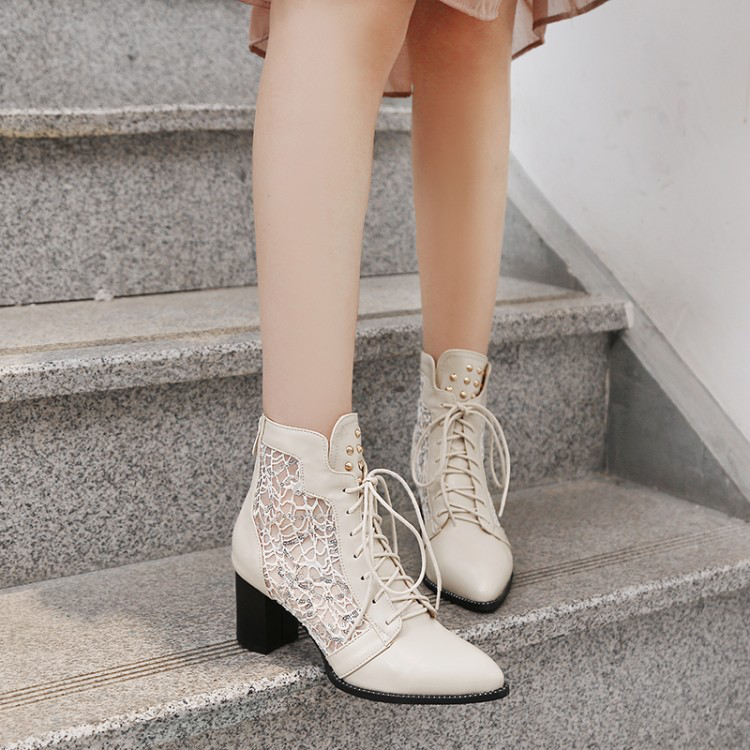 Victorian Elegance Mid-Calf Boots
