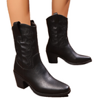 British Style Mid-Calf Boots
