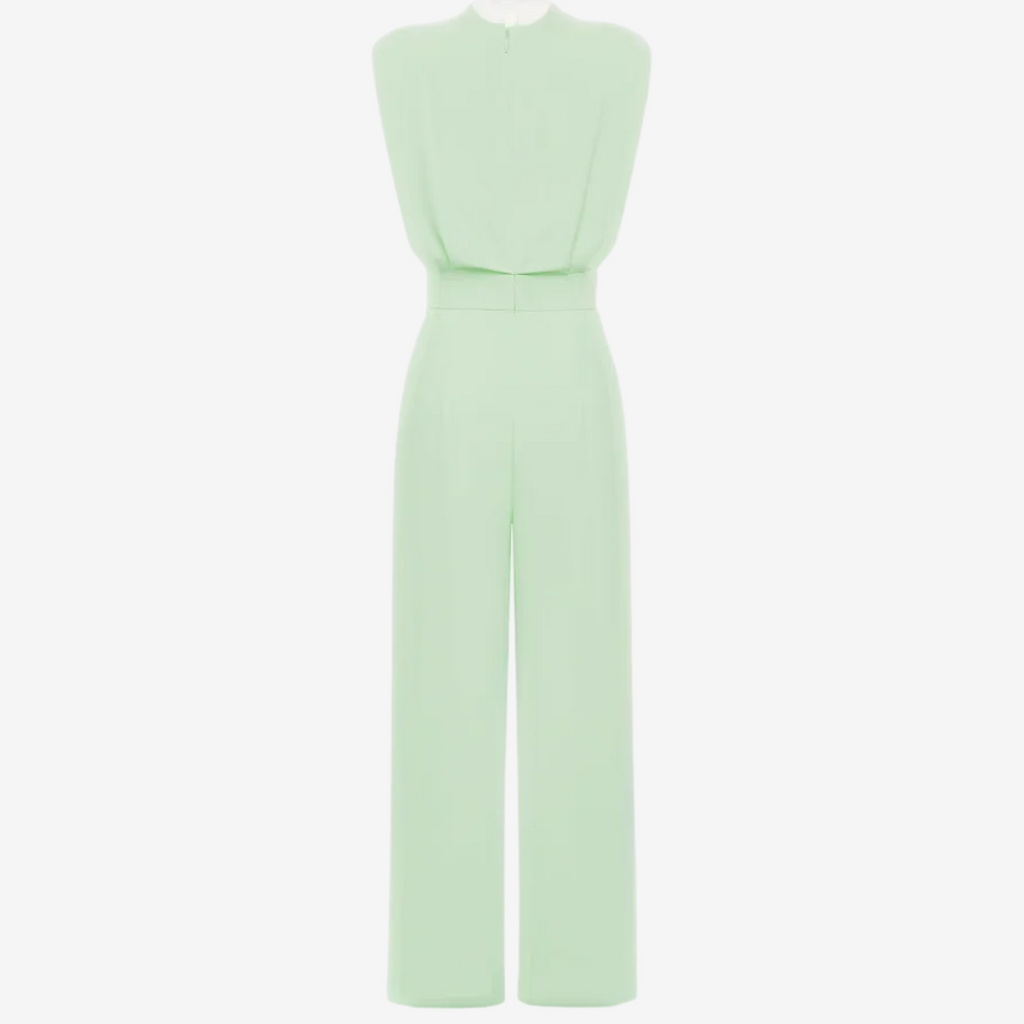 Patience – Structured Sleeveless Wide-Leg Jumpsuit