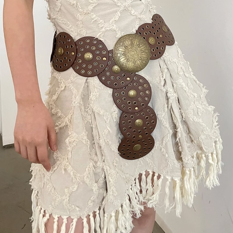BOHO Brown Women's Belt/Cinch Belt