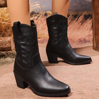 British Style Mid-Calf Boots