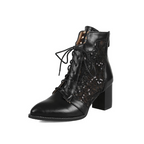 Victorian Elegance Mid-Calf Boots