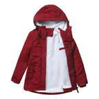 Emmeline – Hooded Winter Coat with Sherpa Lining