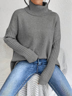 Ceridwen – Turtleneck Oversized Casual Jumper