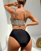 Claire - Stylish Two-Piece Patterned Bikini