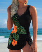 Carol - Floral Pattern Swim Tankini