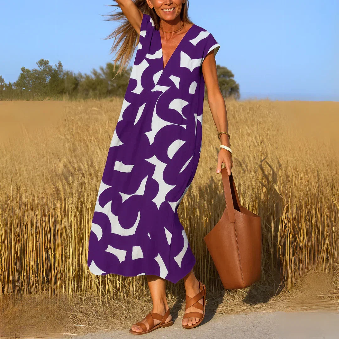 Tatiana™ | Cutwork Detail Maxi Dress.