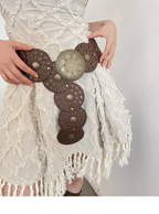 BOHO Brown Women's Belt/Cinch Belt