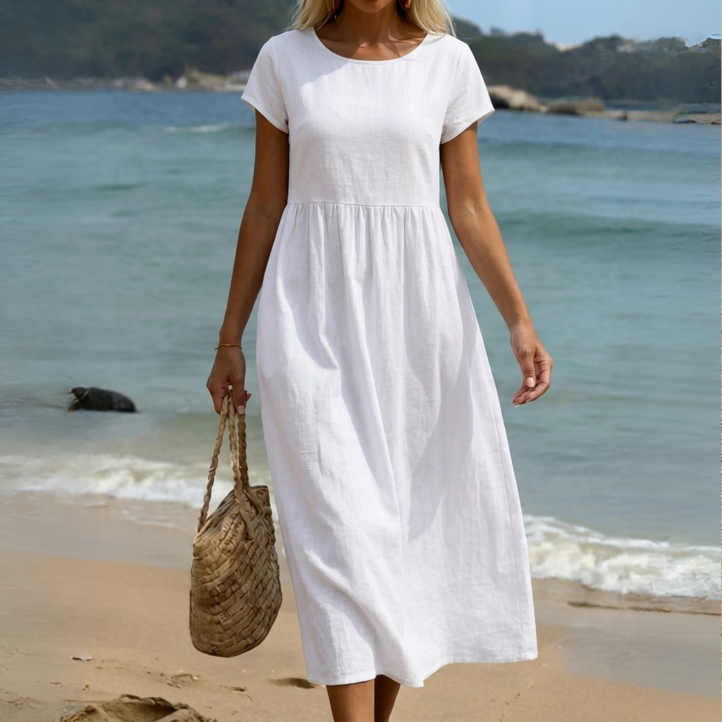 Ursina™ | Fluid Midi Dress.