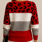 Tabitha – Leopard Print Knit Jumper