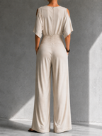 Yvonne – Wide Leg Wrap Jumpsuit