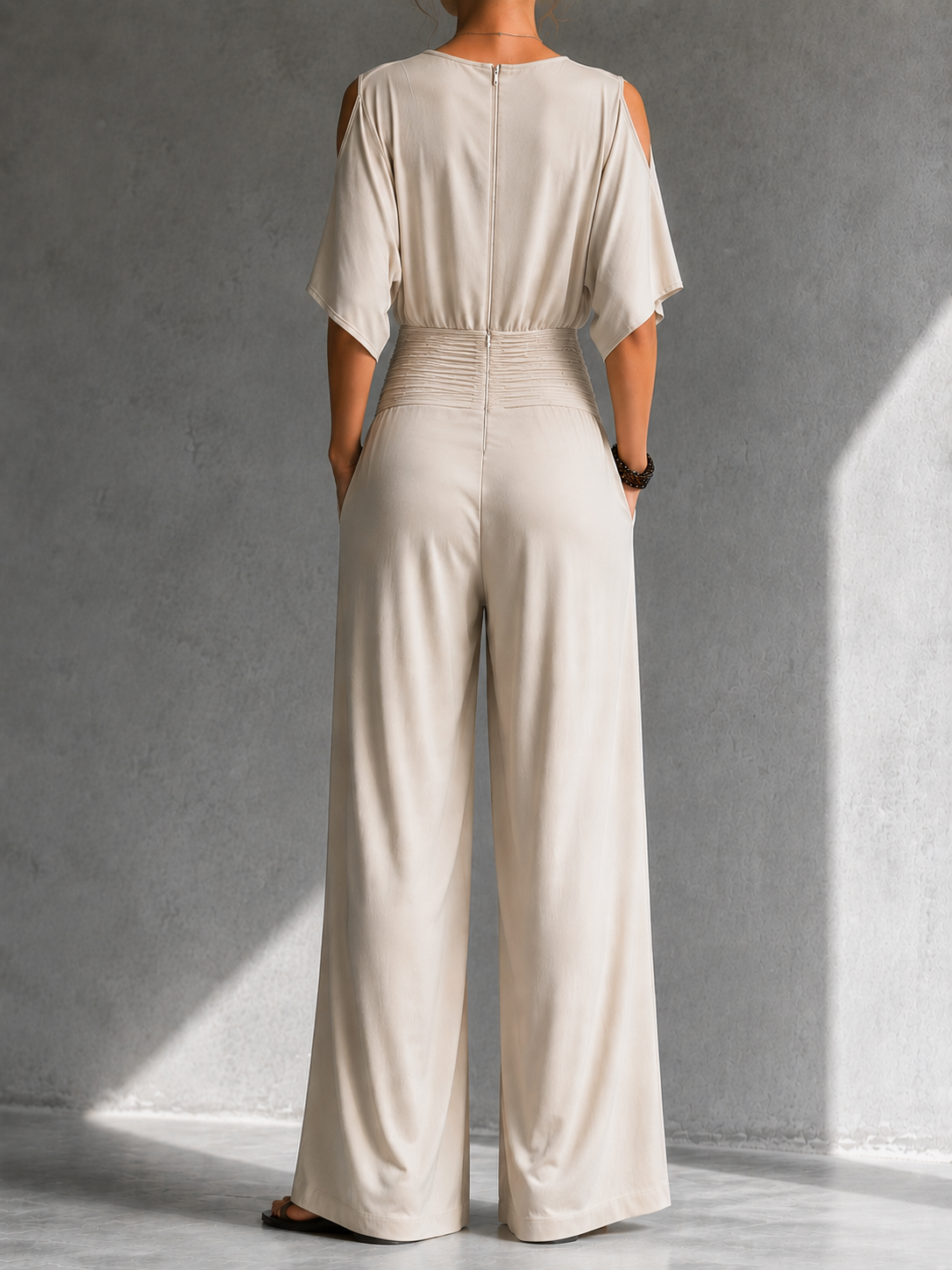 Yvonne – Wide Leg Wrap Jumpsuit