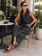 Mavis – Relaxed Cargo Jumpsuit