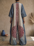 Flora – Bohemian Printed Wide-Leg Kaftan