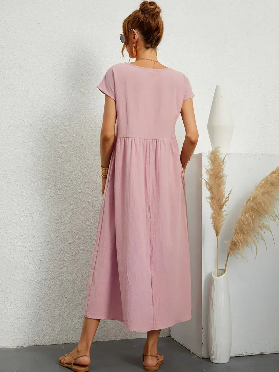 Ursina™ | Fluid Midi Dress.