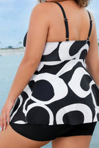 Amelia | Coastal Harmony Plus Size Tankini Set