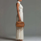 Eileen – Pleated Wide Leg Elegant Jumpsuit