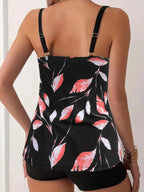 Madeline | Midnight Blossom Tankini Set