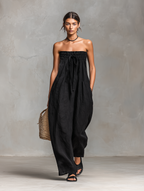 Maryam – Relaxed Strapless Wide-Leg Jumpsuit