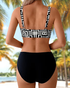 Claire - Stylish Two-Piece Patterned Bikini