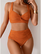 Nicole - Ruched Fabric Bikini