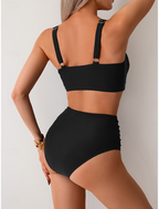 Nicole - Ruched Fabric Bikini