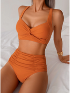 Nicole - Ruched Fabric Bikini