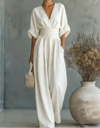 Nerys – Wide-Leg Belted Jumpsuit